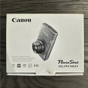 Canon PowerShot ELPH160 Camera.Good Condition. Works.Battery & Charger Included.